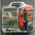 135W Portable Hobby Mini Grinder Rotary Tools Accessory Set with Flex Shaft Handheld Electric 163pcs Multi Tool Kit
